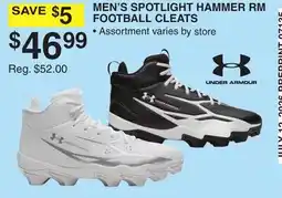 Dunham's Sports MEN'S SPOTLIGHT HAMMER RM FOOTBALL CLEATS offer