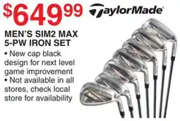 Dunham's Sports TAYLORMADE MEN'S SIM2 MAX 5-PW IRON SET offer