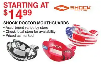 Dunham's Sports SHOCK DOCTOR MOUTHGUARDS offer