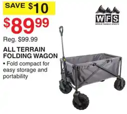 Dunham's Sports ALL TERRAIN FOLDING WAGON offer