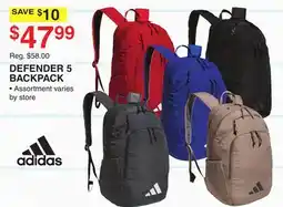 Dunham's Sports ADIDAS DEFENDER 5 BACKPACK offer