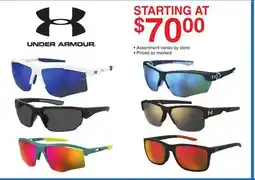 Dunham's Sports UNDER ARMOUR SUNGLASSES offer