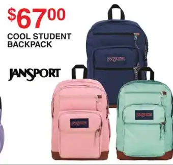Dunham's Sports COOL STUDENT BACKPACK offer