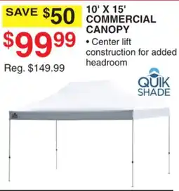 Dunham's Sports QUIK SHADE 10' X 15' COMMERCIAL CANOPY offer