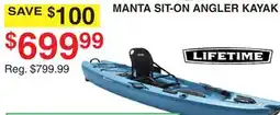 Dunham's Sports MANTA SIT-ON ANGLER KAYAK offer