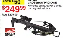 Dunham's Sports KILLER INSTINCT 405 HB CROSSBOW PACKAGE offer