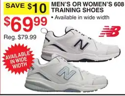 Dunham's Sports MEN'S OR WOMEN'S 608 TRAINING SHOES offer