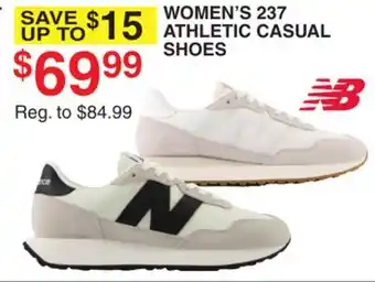 Dunham's Sports NEW BALANCE WOMEN'S 237 ATHLETIC CASUAL SHOES offer