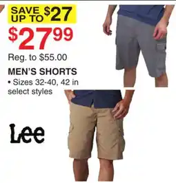 Dunham's Sports LEE MEN'S SHORTS offer