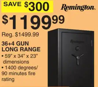 Dunham's Sports REMINGTON 36+4 GUN LONG RANGE offer