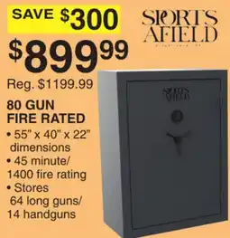 Dunham's Sports 80 GUN FIRE RATED offer