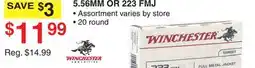 Dunham's Sports WINCHESTER 5.56NM OR 223 FMJ offer