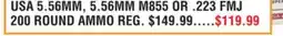 Dunham's Sports USA 5.56MM, 5.56MM M855 OR .223 FMJ 200 ROUND AMMO offer