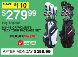 Dunham's Sports MEN'S OR WOMEN'S TMAX TOUR PACKAGE SET offer