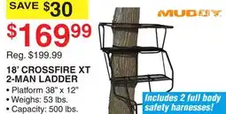 Dunham's Sports 18' CROSSFIRE XT 2-MAN LADDER offer