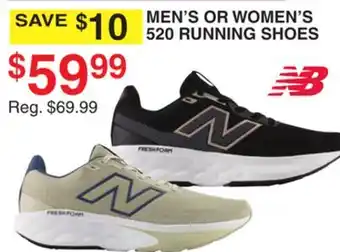 Dunham's Sports NEW BALANCE MEN'S OR WOMEN'S 520 RUNNING SHOES offer