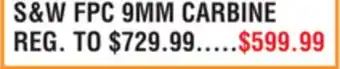 Dunham's Sports S&W FPC 9MM CARBINE offer