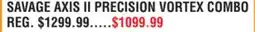 Dunham's Sports SAVAGE AXIS II PRECISION VORTEX COMBO offer