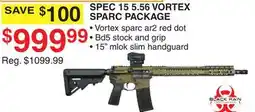 Dunham's Sports SPEC 15 5.56 VORTEX SPARC PACKAGE offer