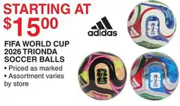 Dunham's Sports FIFA WORLD CUP 2026 TRIONDA SOCCER BALLS offer