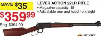 Dunham's Sports LEVER ACTION 22LR RIFLE offer