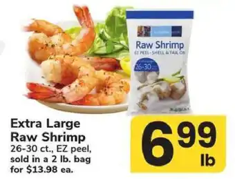 Safeway Extra Large Raw Shrimp offer