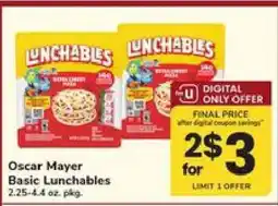 Safeway Oscar Mayer Basic Lunchables offer