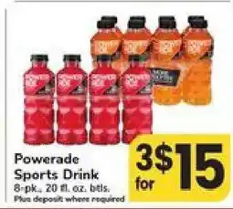 Safeway Powerade Sports Drink offer