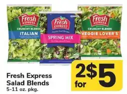 Safeway Fresh Express Salad Blends offer