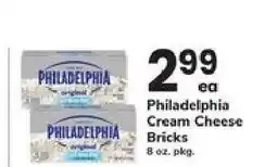 Safeway Philadelphia Cream Cheese Bricks offer