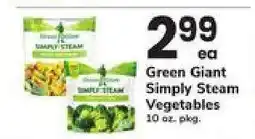 Safeway Green Giant Simply Steam Vegetables offer