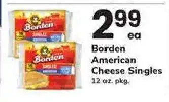 Safeway Borden American Cheese Singles offer