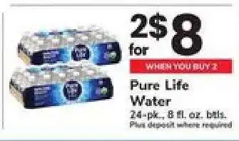 Safeway Pure Life Water offer