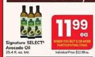 Safeway Signature SELECT Avocado Oil offer