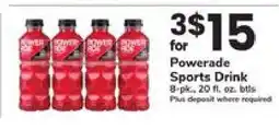 Safeway Powerade Sports Drink offer