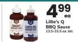 Safeway Lillie's Q BBQ Sauce offer