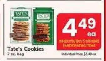 Safeway Tate's Cookies offer