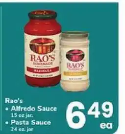 Safeway Rao's Sauce offer