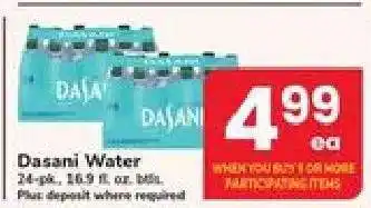 Safeway Dasani Water offer