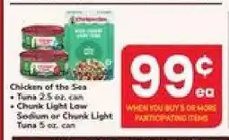 Safeway Chicken of the Sea Tuna offer