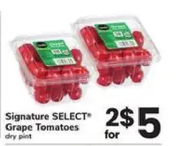 Safeway Signature SELECT Grape Tomatoes offer