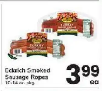 Safeway Eckrich Smoked Sausage Ropes offer