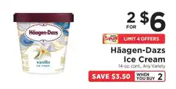 ShopRite Häagen Dazs Ice Cream offer