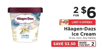 ShopRite Häagen Dazs Ice Cream offer
