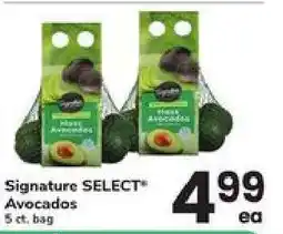 Safeway Signature Select Avocados offer