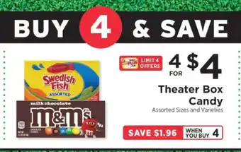 ShopRite Theater Box Candy offer
