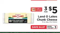 ShopRite Land O Lakes Chunk Cheese offer