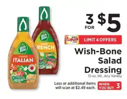 ShopRite Wish-Bone Salad Dressing offer