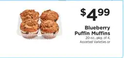 ShopRite Blueberry Puffin Muffins offer