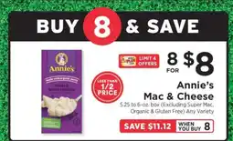 ShopRite Annie's Mac & Cheese offer
